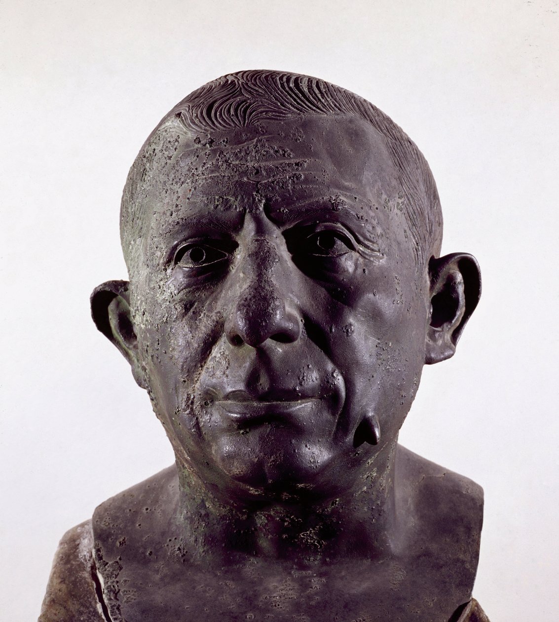 Lucius Caecilius Lucundus, pompei bankár (bronz mellszobor, i.sz. 20-62 körül) alkotó: Roman