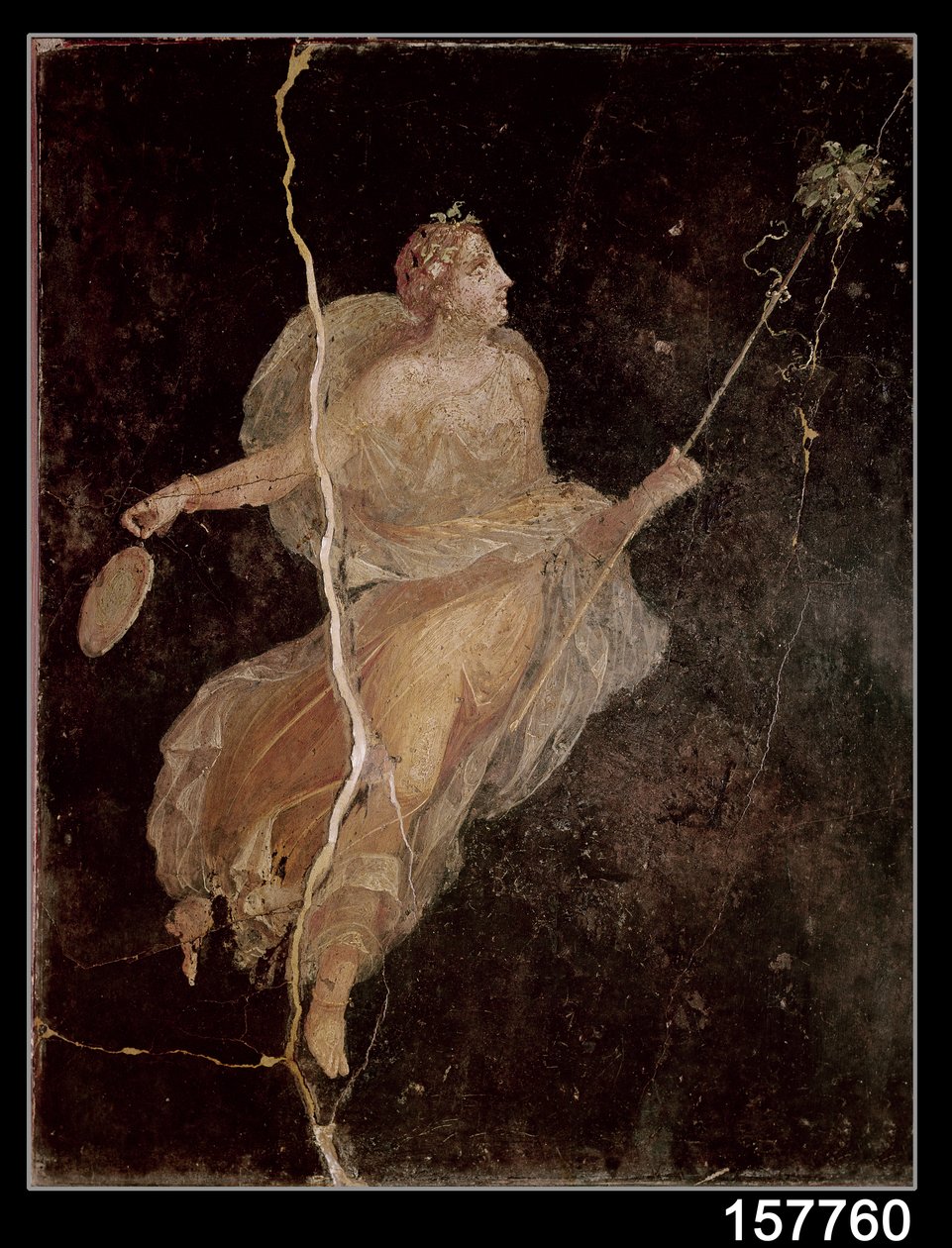 Maenad, a Pompei-i Hajó házából, Kr.e. 1. század-i.sz. 79 alkotó: Roman
