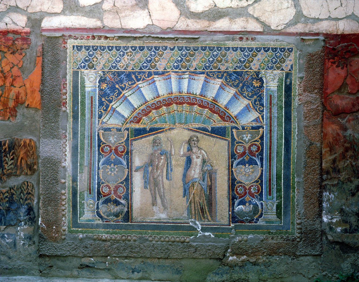 Mozaik a Neptunusz és Amfitrit Házából (mozaik) (a szobát lásd: 113527) alkotó: Roman