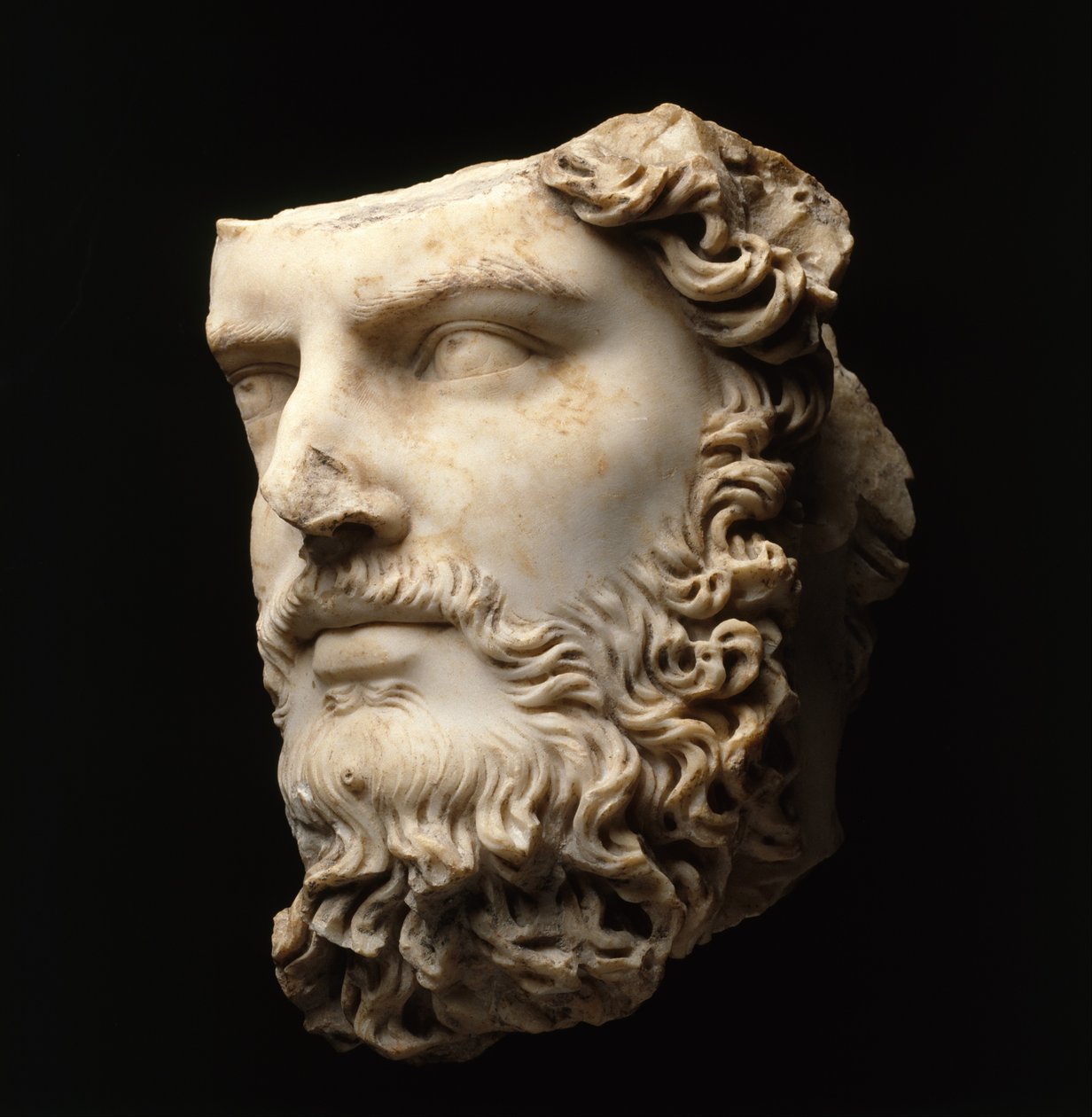Lucius Verus társcsászár portréja alkotó: Roman