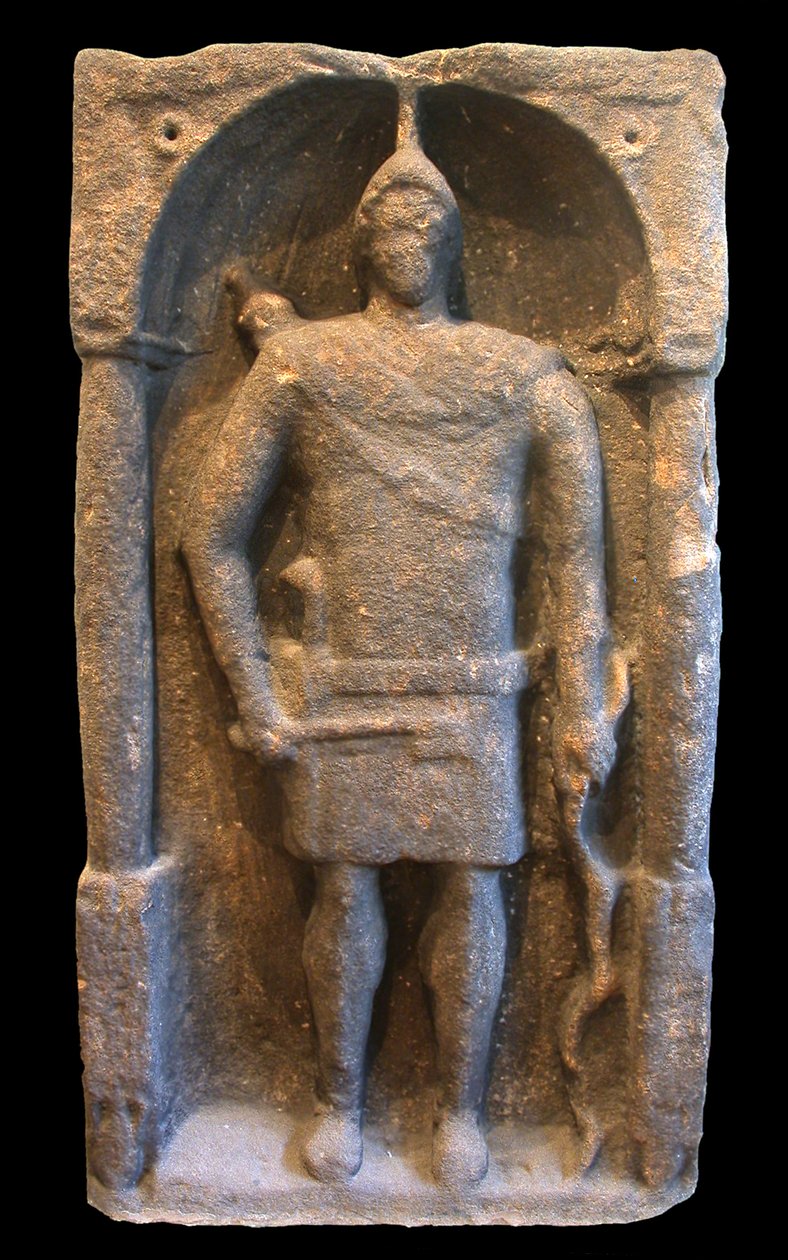Hamian (szíriai) íjászt ábrázoló római sírkő, i.sz. 125-40 körül alkotó: Roman
