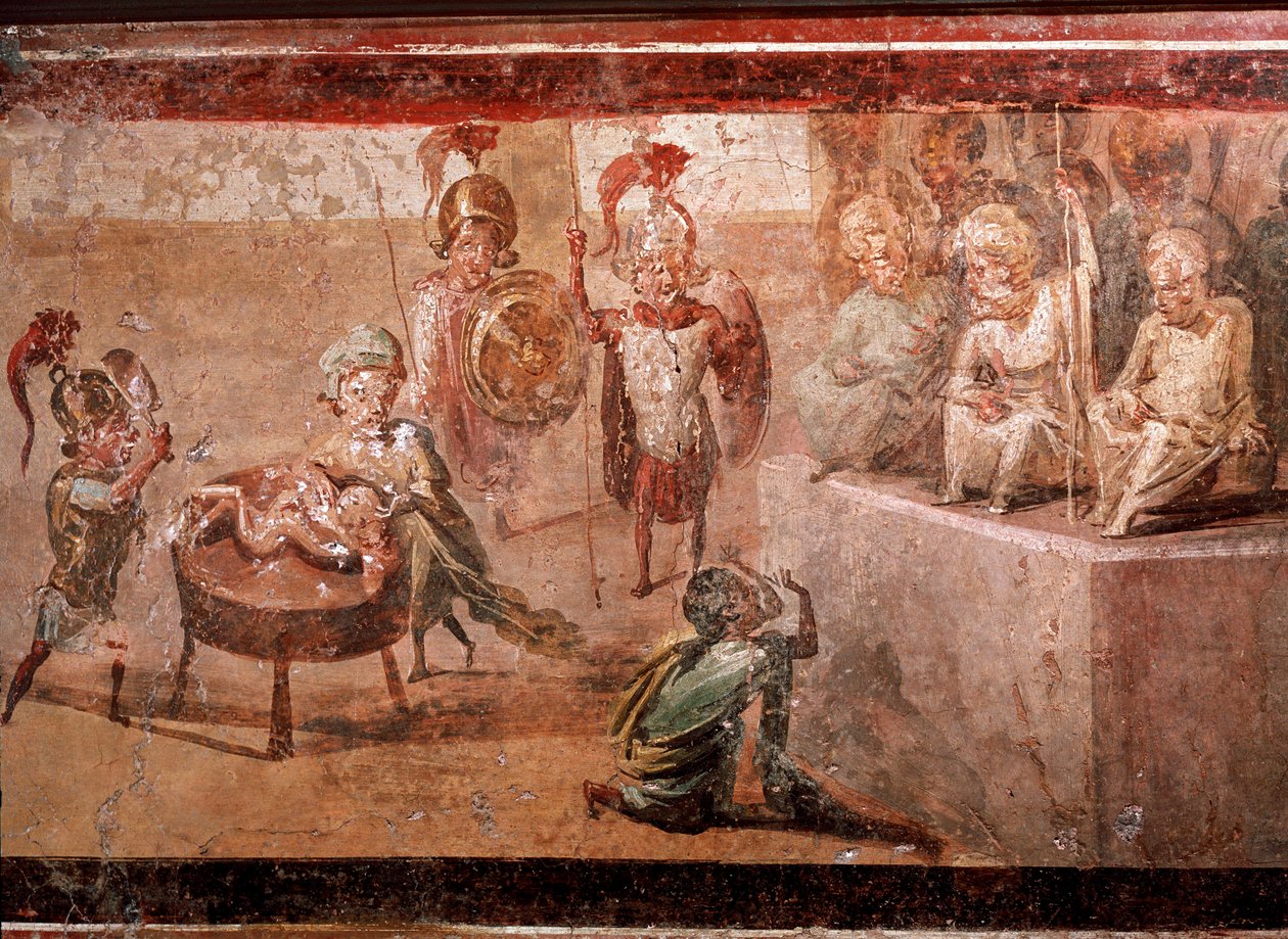 Salamon ítélete (freskó alkotó: Roman