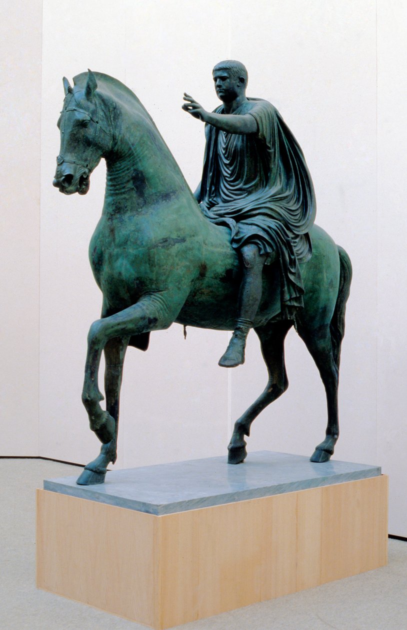 Misenói szobor: Nerva császár (bronz) alkotó: Roman