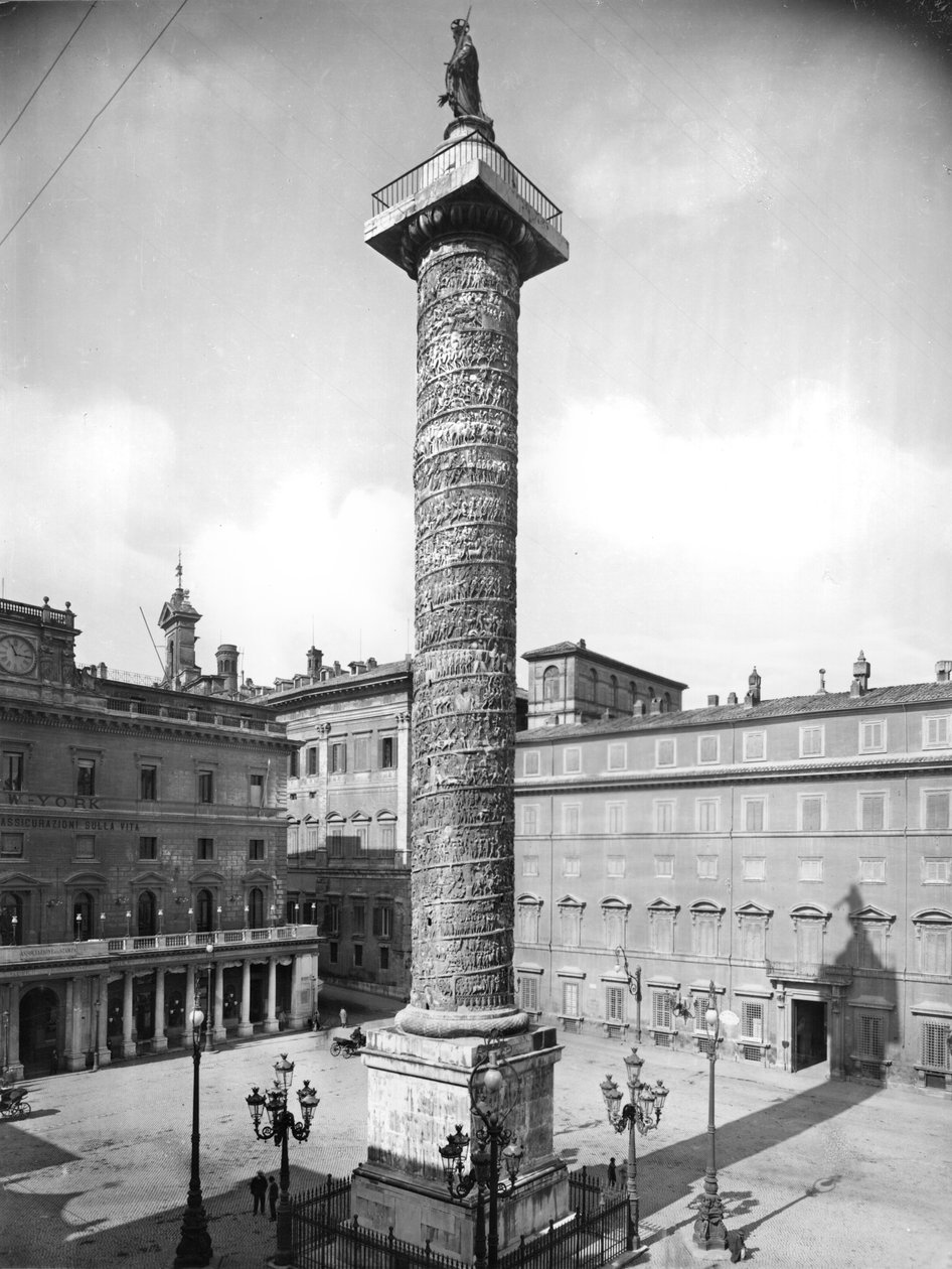 Marcus Aurelius oszlopa, i.sz. 180-196 (márvány) (f/w fotó) alkotó: Roman