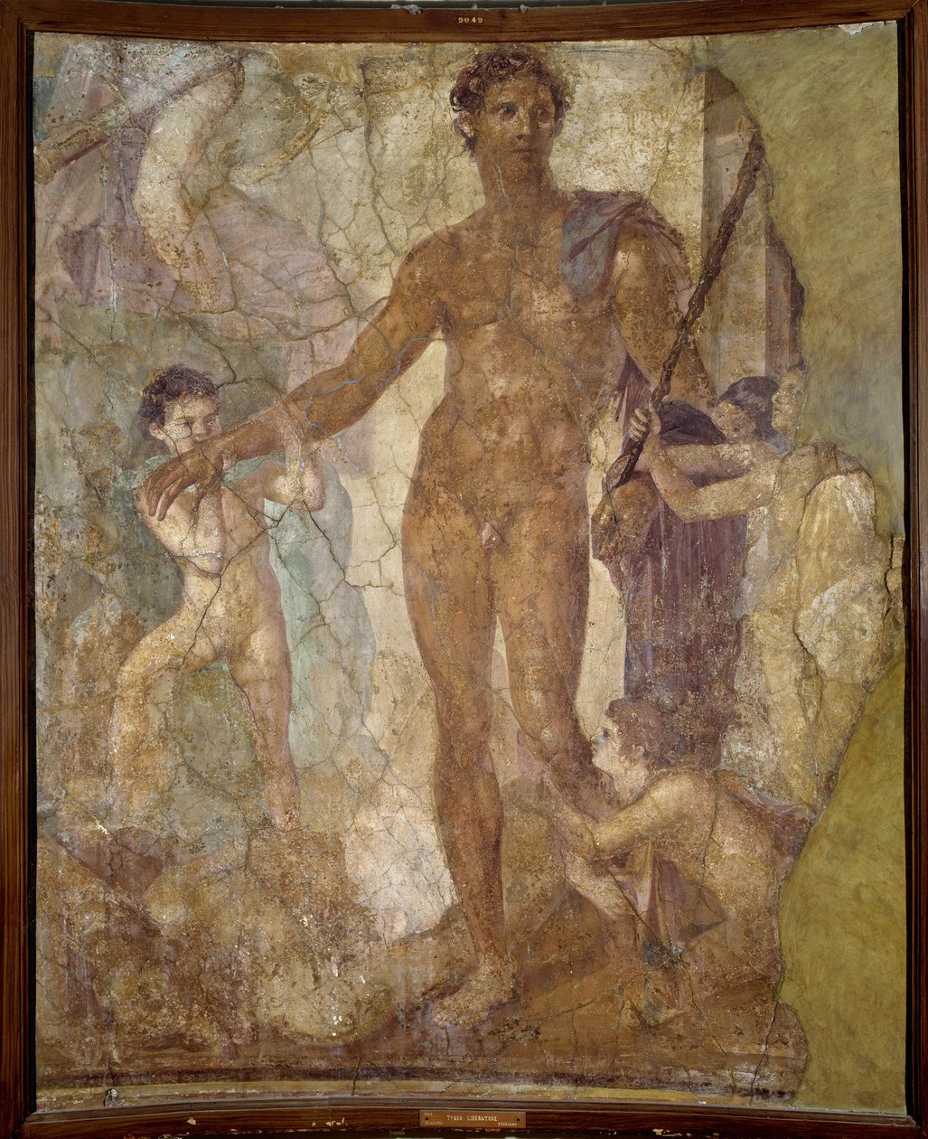 Thise Liberateur (és a Minotaurusz). Freskó alkotó: Roman