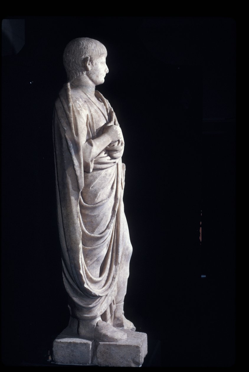 Az ifjú Néró togátuszobra, i.sz. 50 körül (márvány) alkotó: Roman