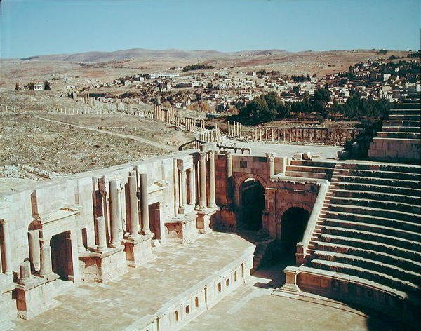 Kilátás a Déli Színházra, i.sz. 90 körül épült alkotó: Roman