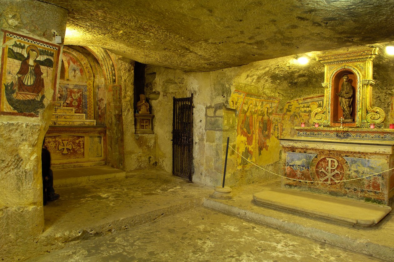 Kilátás Szent Agatha katakombáira Rabatban, Maltban (fotó) alkotó: Roman