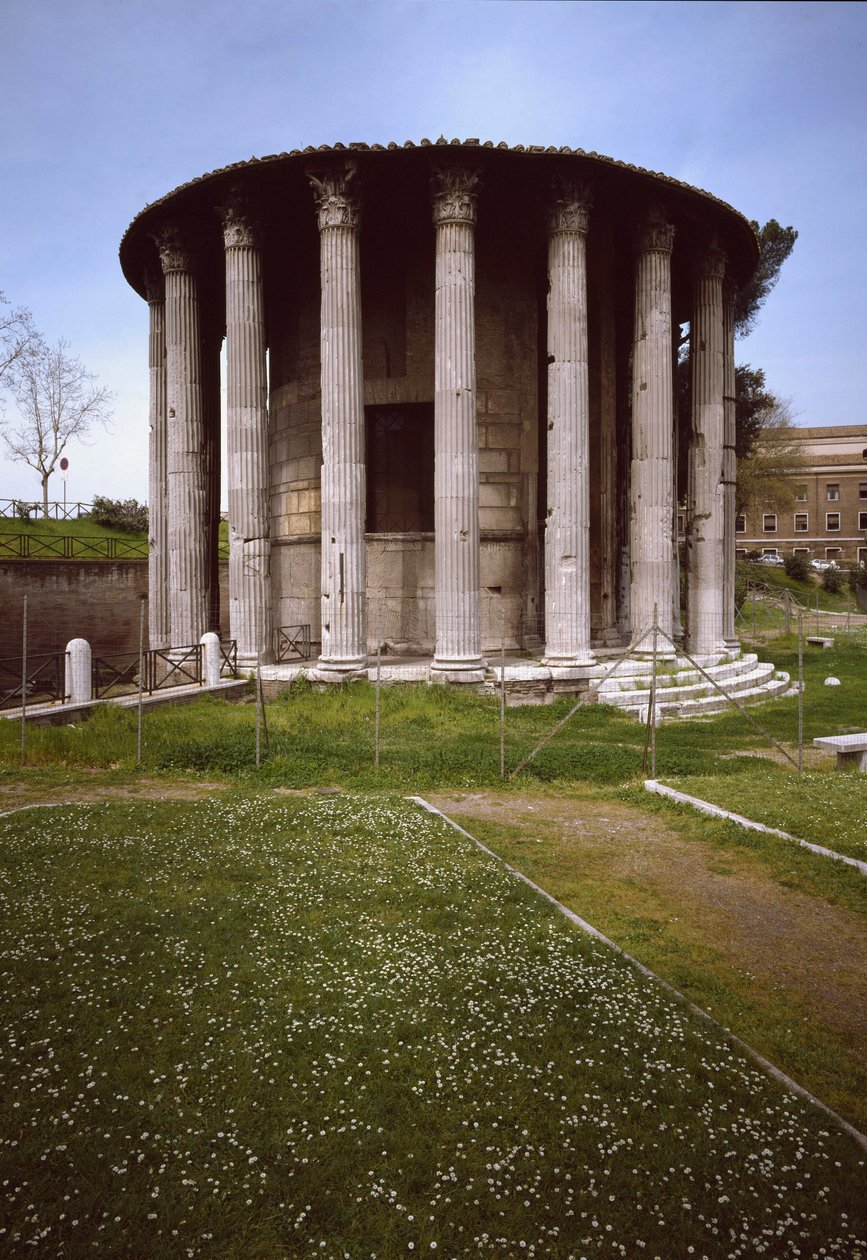 Kilátás Hercules Victor (Hercules Olivarius) templomára, ie 213 (fénykép) alkotó: Roman