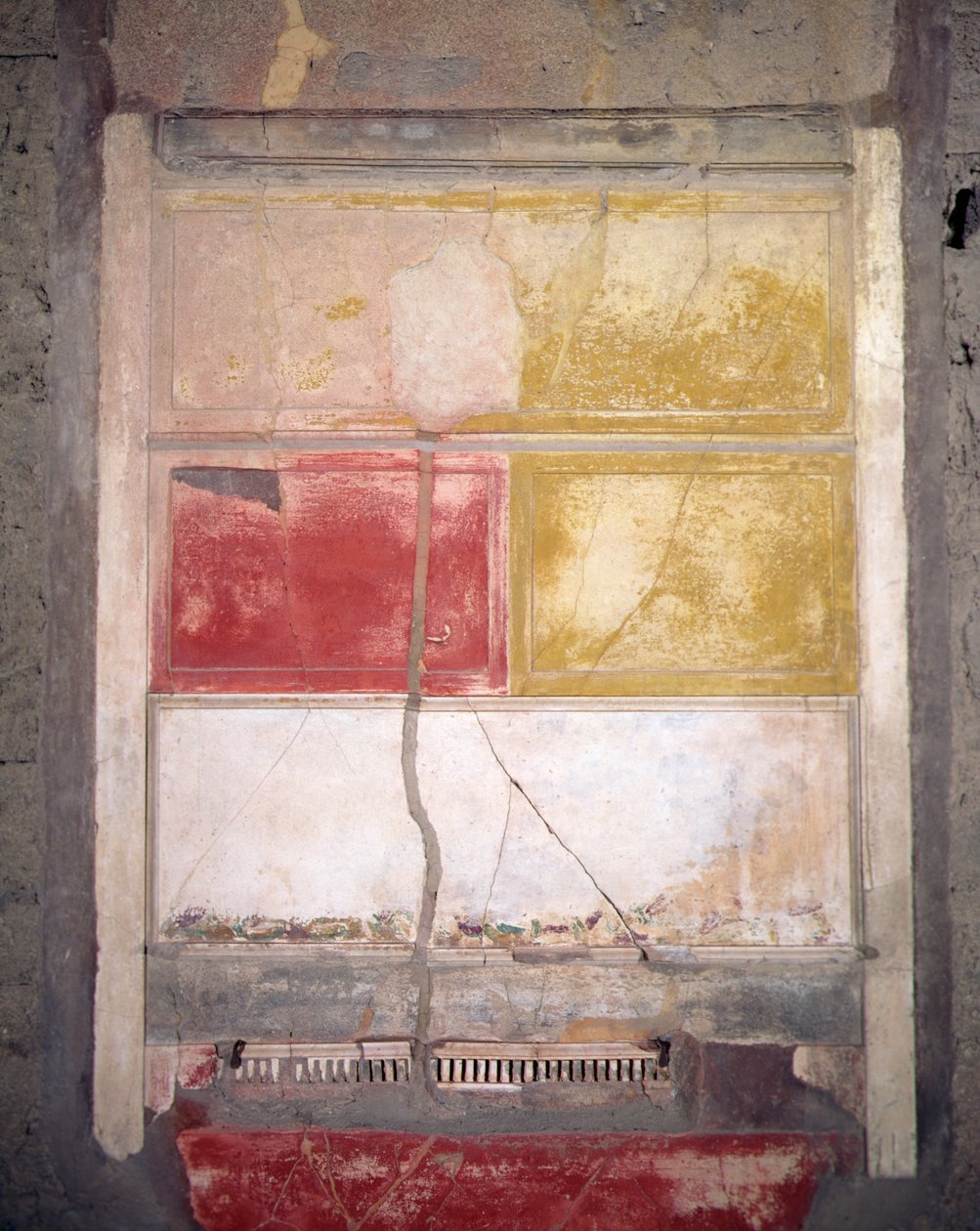 Fali dekoráció, Pompei, Olaszország (freskó) alkotó: Roman