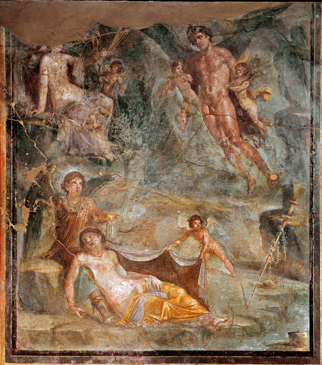 Zephyrus és Chloris istennő esküvője (freskó, i.sz. 45-79) alkotó: Roman