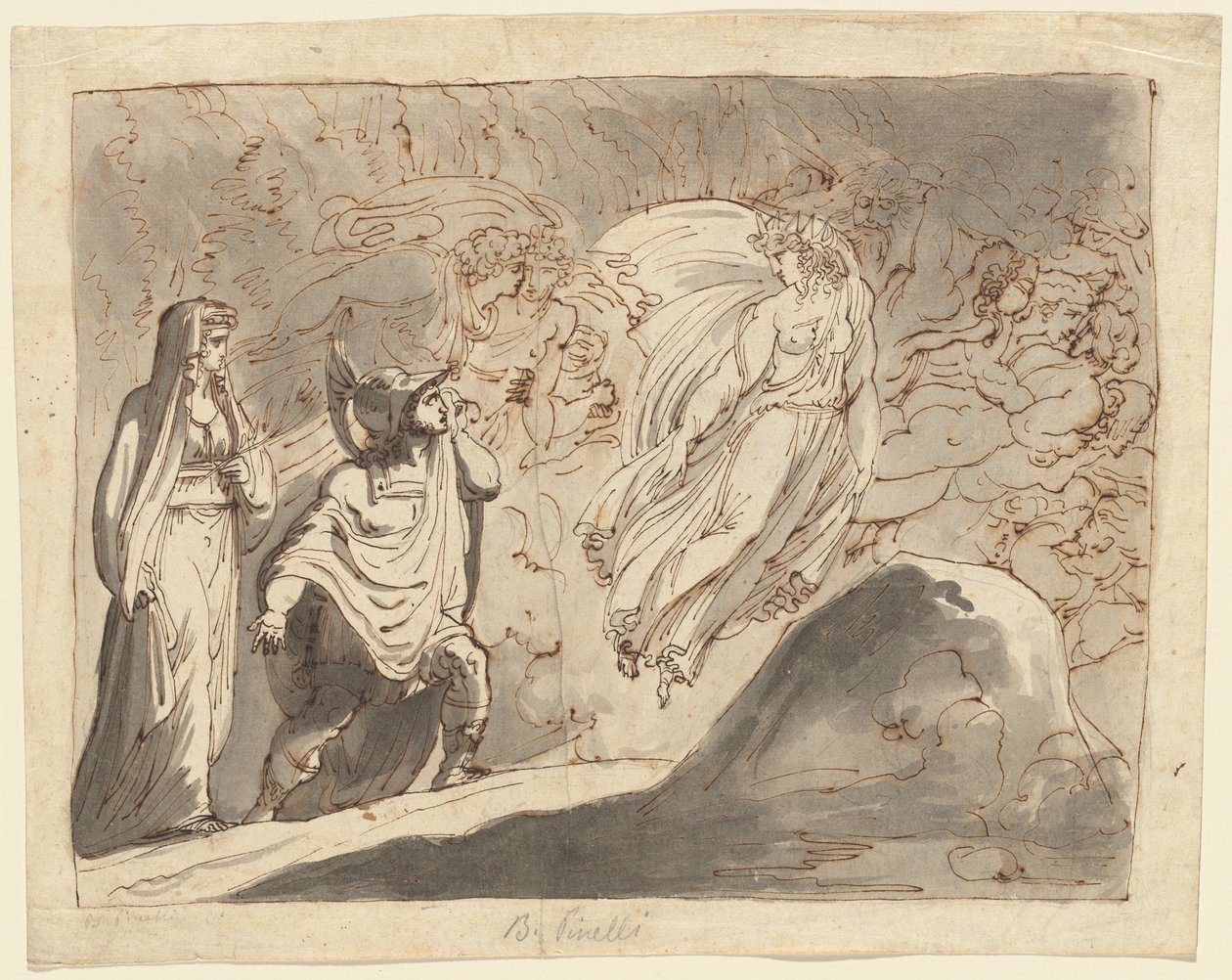 Aeneas az alvilágban alkotó: Roman 18th Century