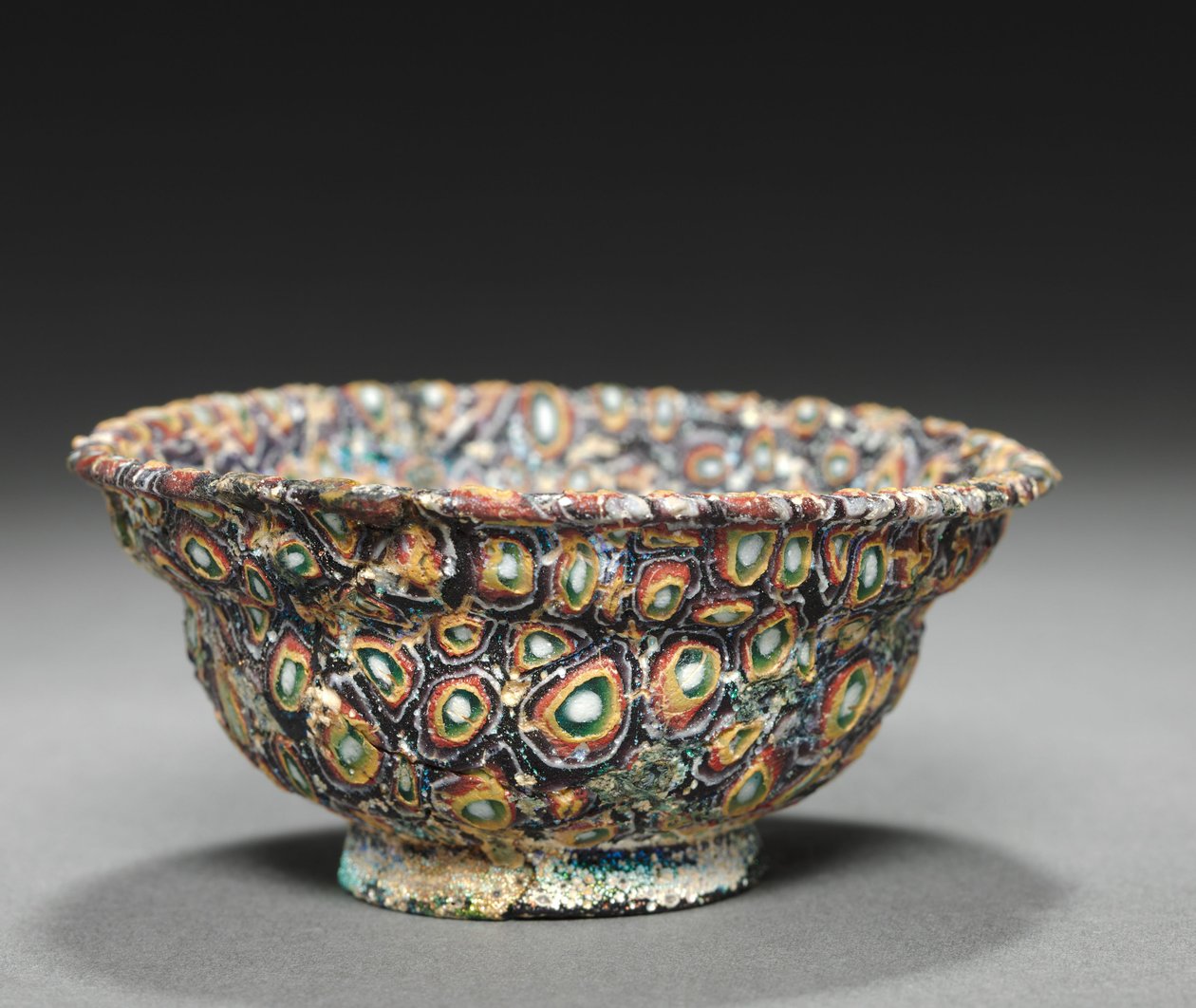 Millefiori Bowl, 1-100 alkotó: Roman Imperial Period