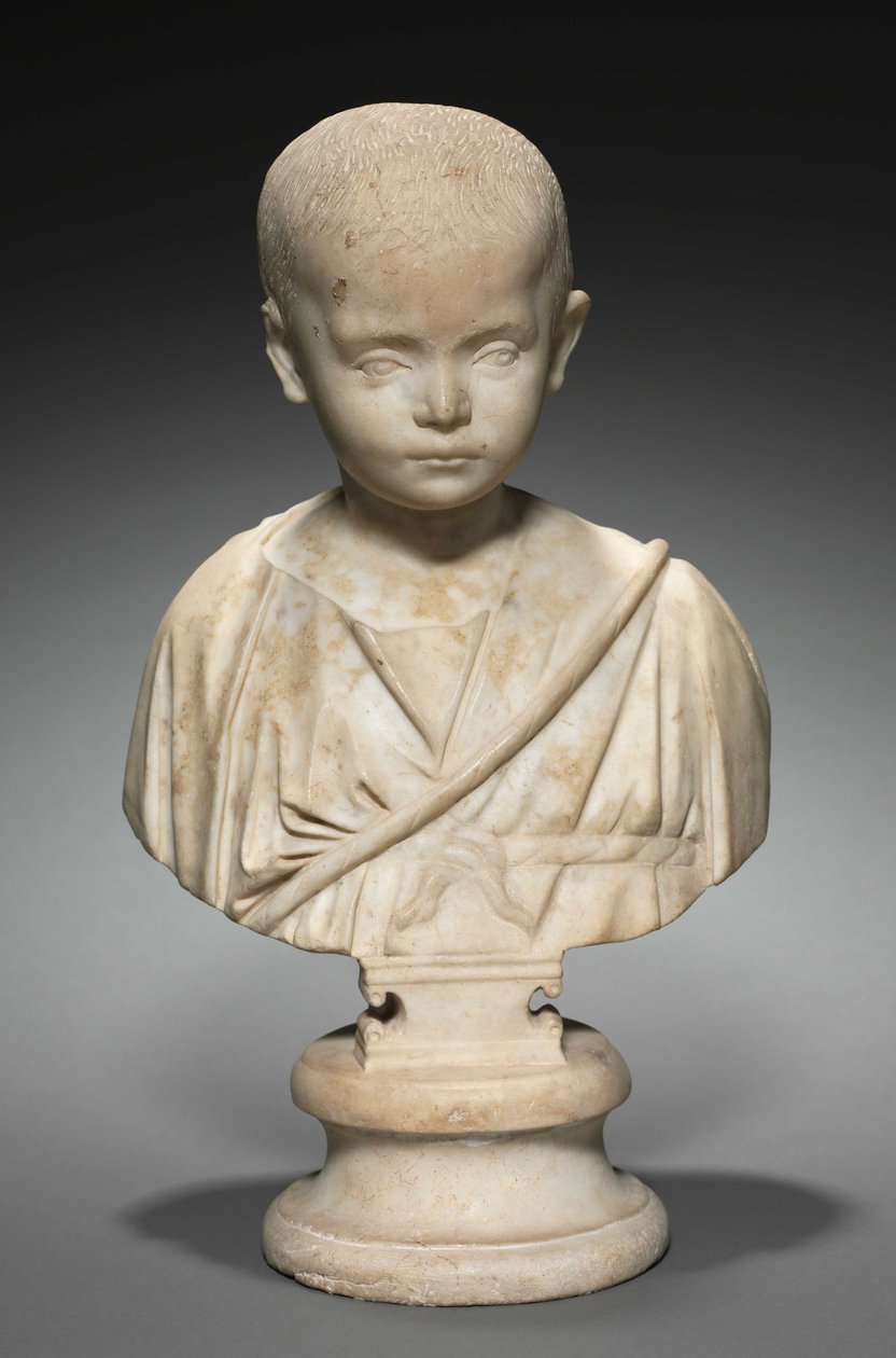 Portré egy lány mellszobra, 250-275 körül alkotó: Roman Imperial Period