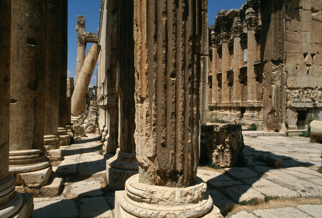 Bacchus temploma, részlet, magas birodalmi időszak (i.e. 27-395) alkotó: Roman Imperial Period