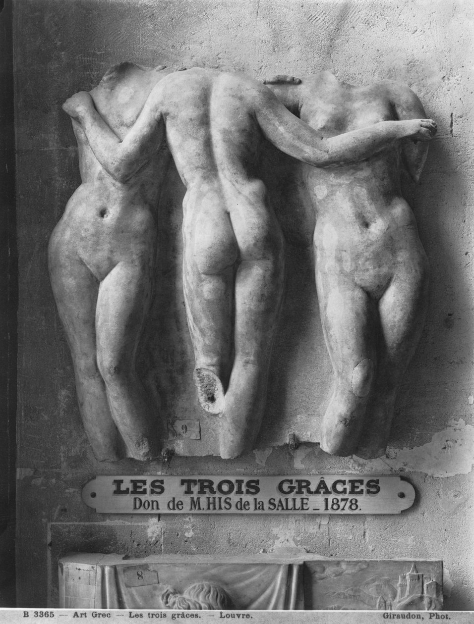 A három grácia, római másolat egy Kr. e. 2. századi hellenisztikus görög eredetiről (márvány) alkotó: Roman Imperial Period