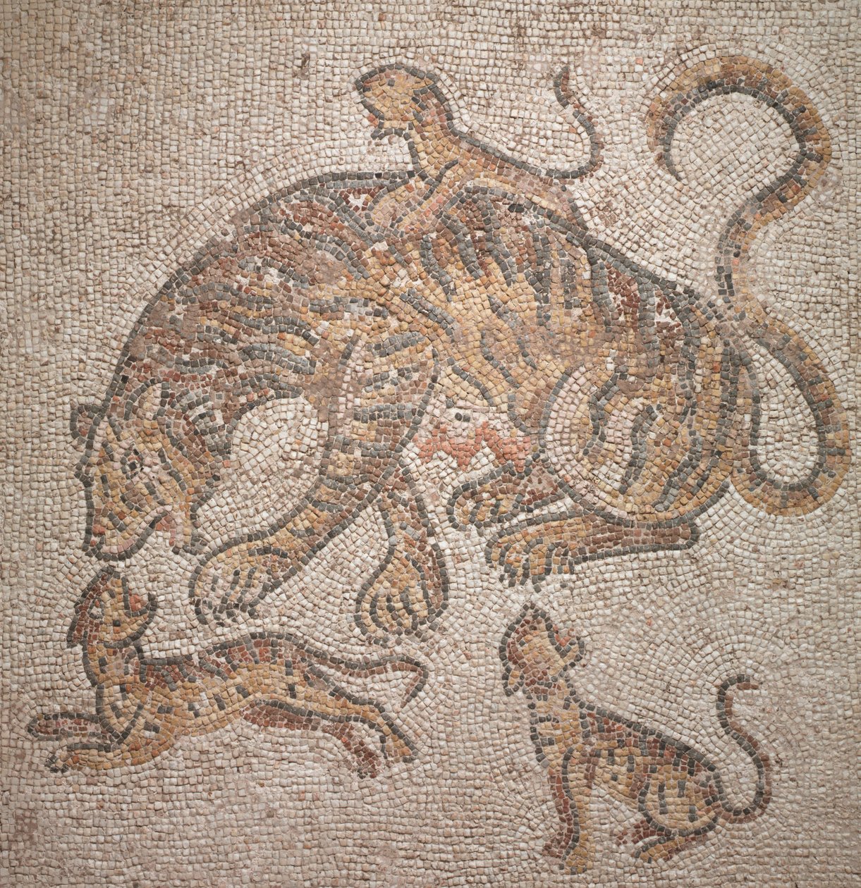 Tigris és kölykök, 300-as évek alkotó: Roman Imperial Period