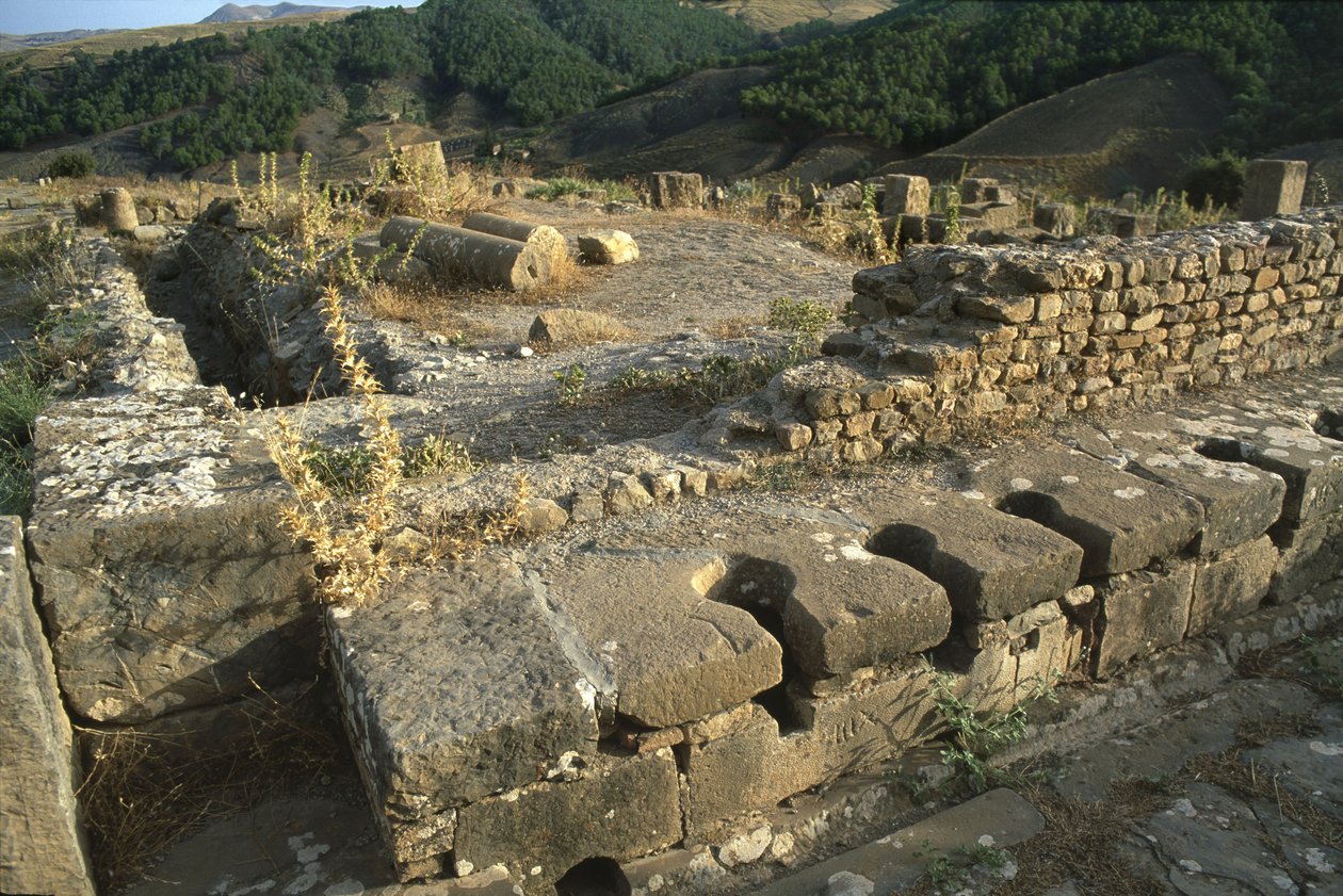 Kilátás egy közös mosdóra, a magas birodalmi időszak (i. e. 27-395) alkotó: Roman Imperial Period
