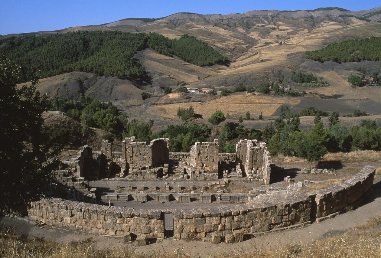 Kilátás a színházra, magas császári időszak (i. e. 27-395) alkotó: Roman Imperial Period