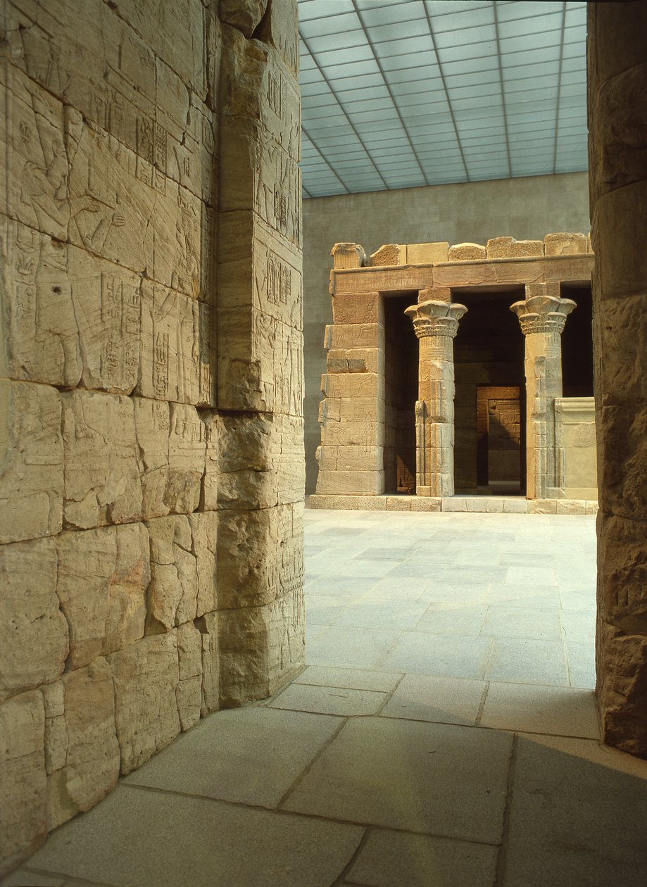 Dendur temploma, ie 10 körül (lipari homokkő) alkotó: Roman Period Egyptian
