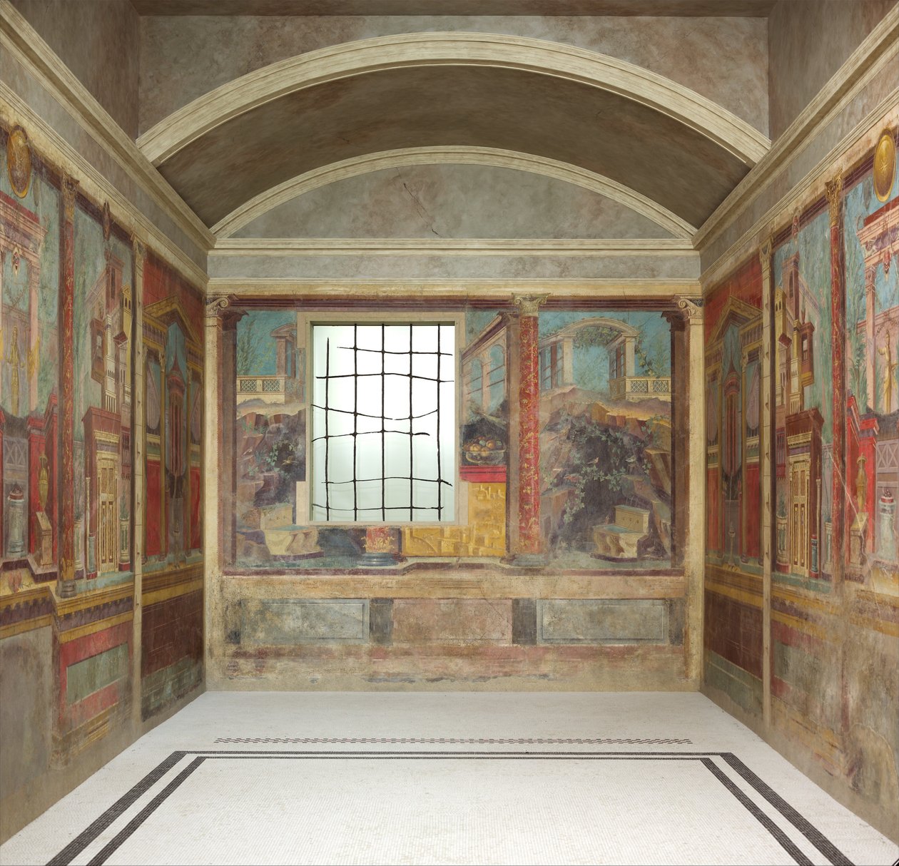 Cubiculum egy Boscoreale-i villából, Kr.e. 50-40 alkotó: Roman Republican Period