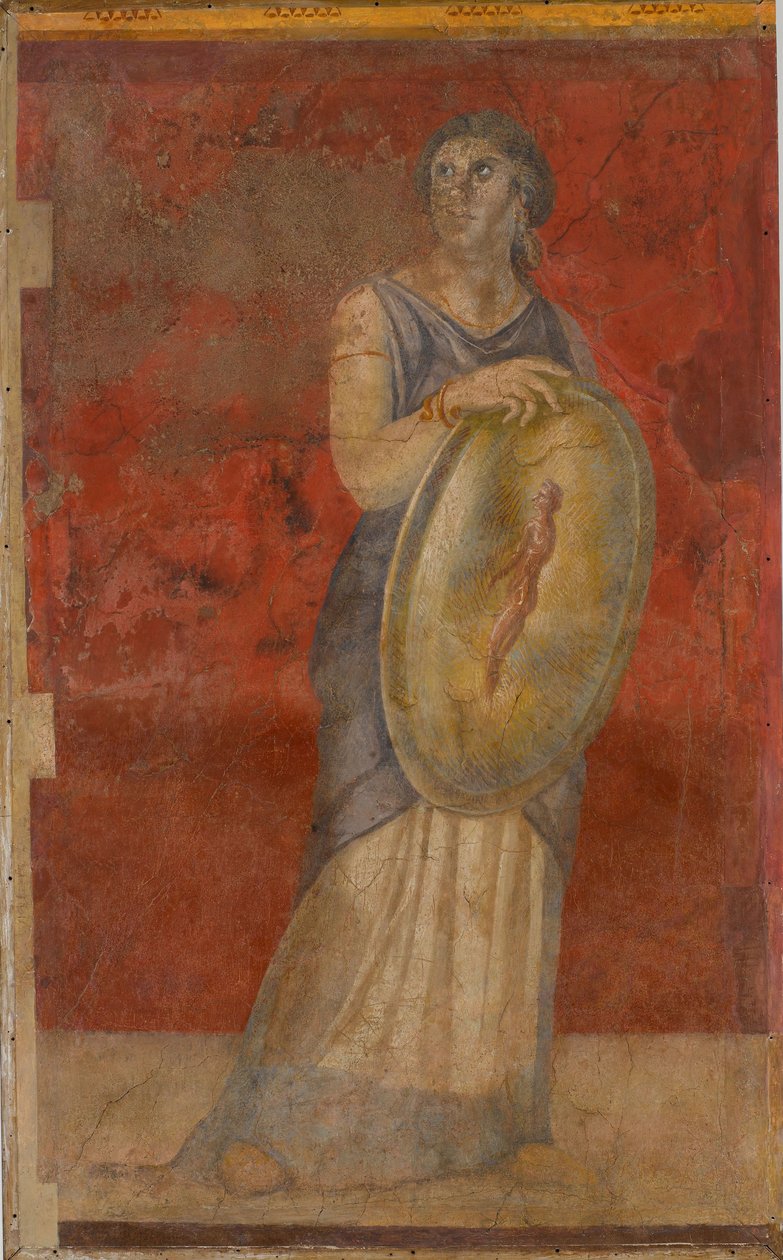 Pajzsot tartó, álló nő, Kr. e. 50–40. alkotó: Roman Republican Period