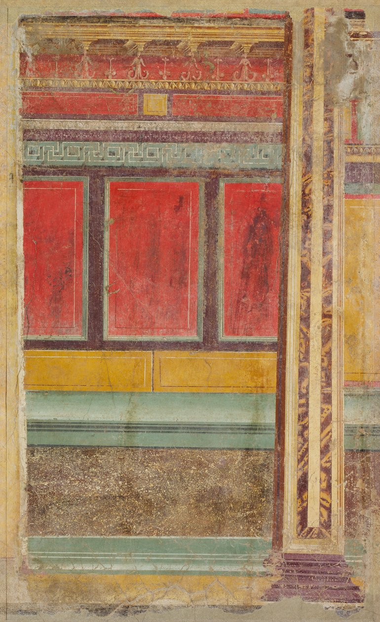 Falfestmény egy Boscoreale-i villából, Kr.e. 50–40. alkotó: Roman Republican Period