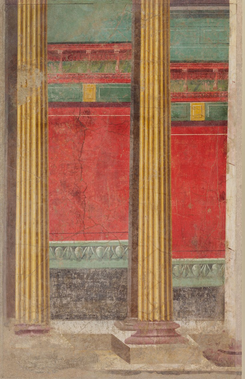 Falfestmény egy Boscoreale-i villából, Kr.e. 50–40. alkotó: Roman Republican Period
