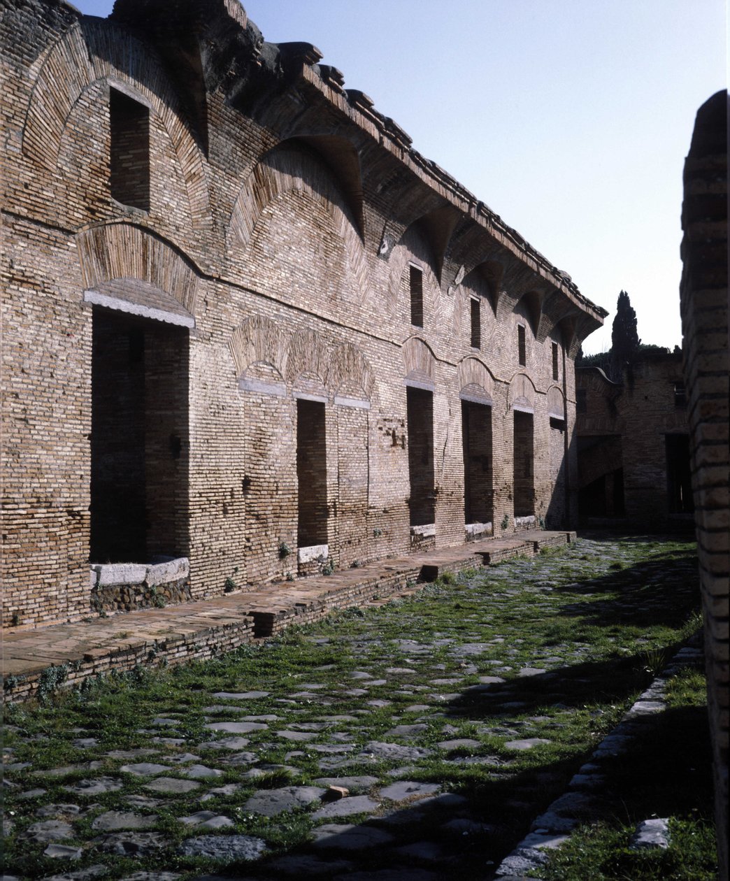 Ókori Ostia: Diana háza (Diana háza), a Via dei Balconi Insulában. alkotó: Roman Roman