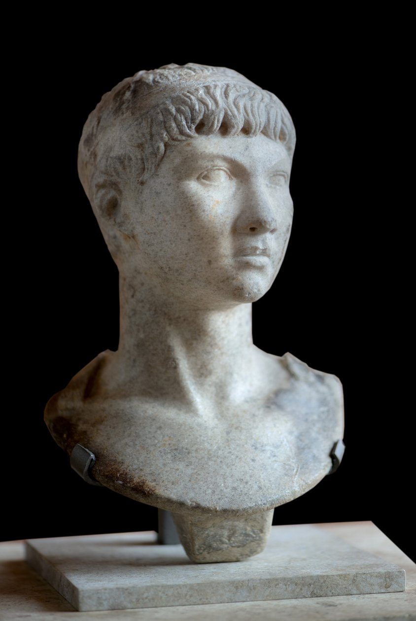 Art Rome Mauretániai Ptolemaiosz mellszobra (Kr. e. 10 - i.sz. 40) márvány alkotó: Roman Roman