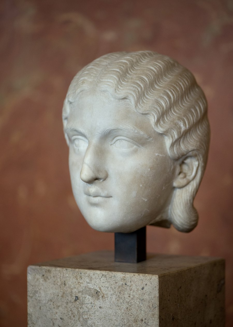 Art Rome Barbia Orbiana császárné feje (3. század), márvány alkotó: Roman Roman