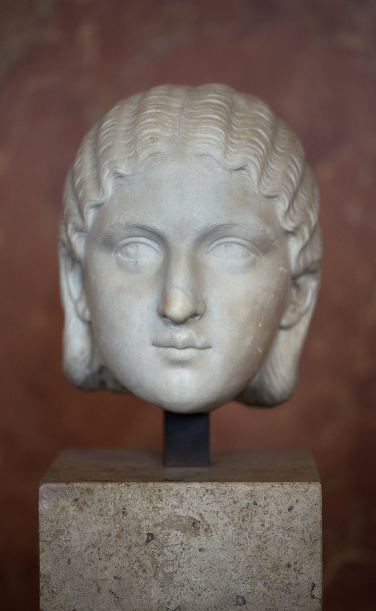 Art Rome Barbia Orbiana császárné feje (3. század), márvány alkotó: Roman Roman