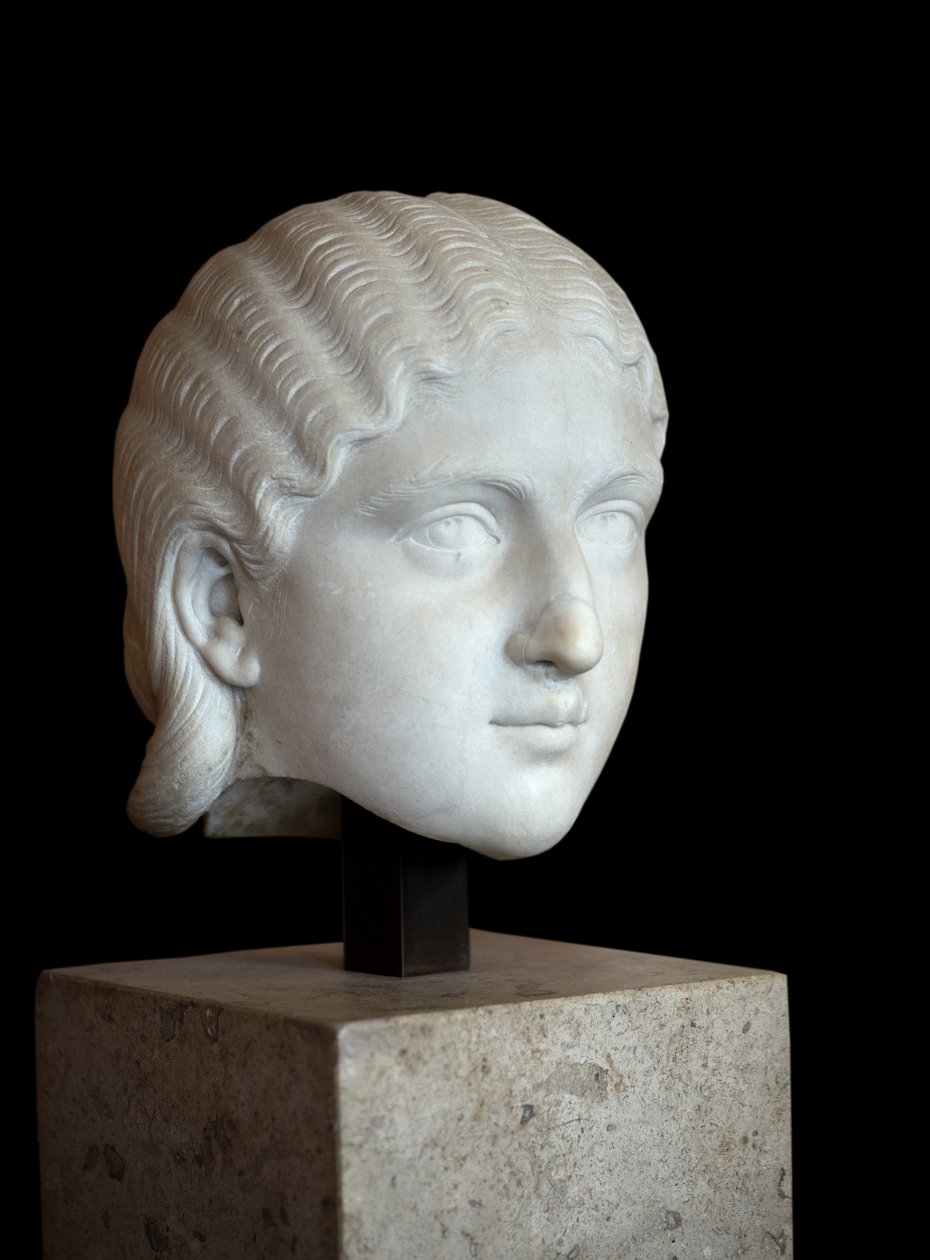 Art Rome Barbia Orbiana császárné feje (3. század), márvány alkotó: Roman Roman