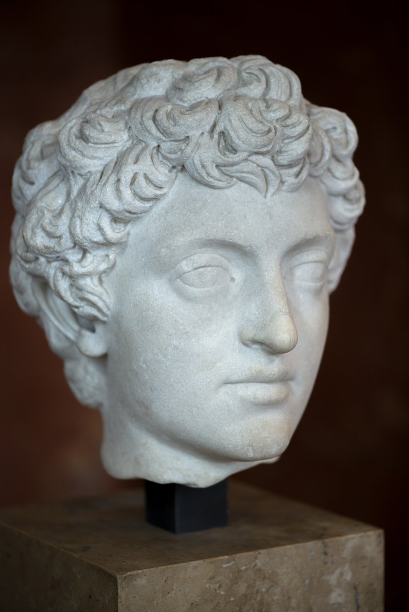 Art Rome Mark Aurele Young római császár feje (i.sz. 121-180) Márvány alkotó: Roman Roman