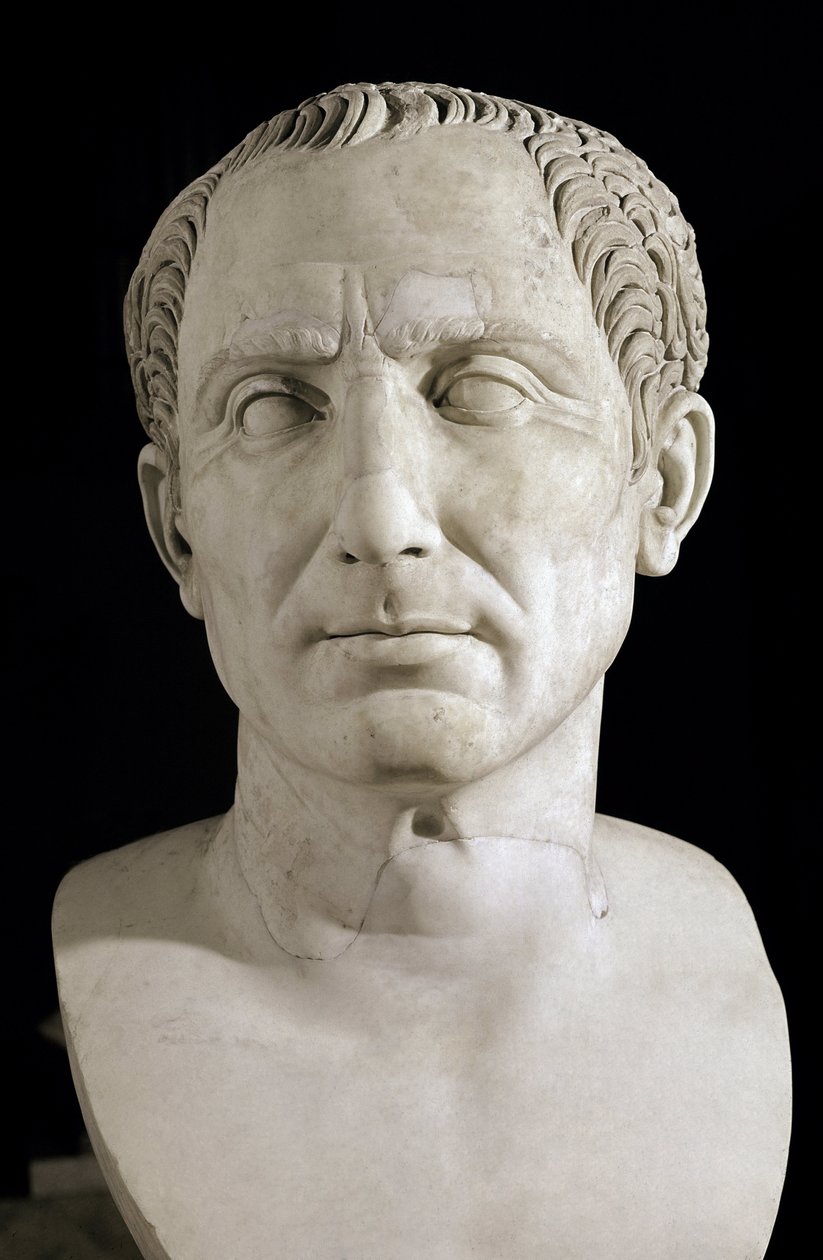 Jules Cesar mellszobra (Julius Gaius CAESAR alkotó: Roman Roman