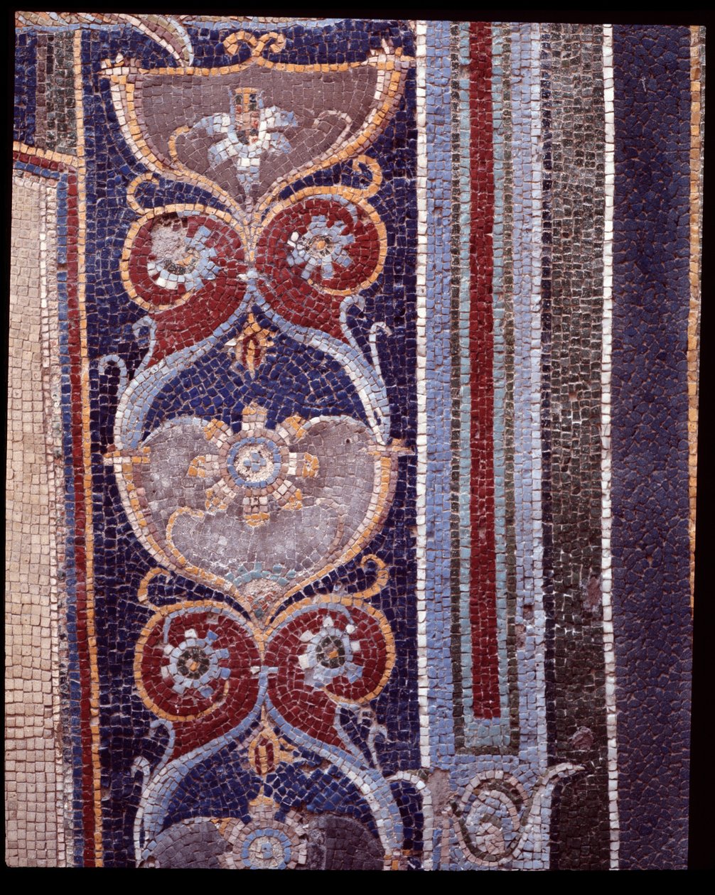 Részlet a casa di Nettuno e Anfitrite nimphaeum falmozaikjairól, Kr.e. V. század – Kr. u. 1. század alkotó: Roman Roman
