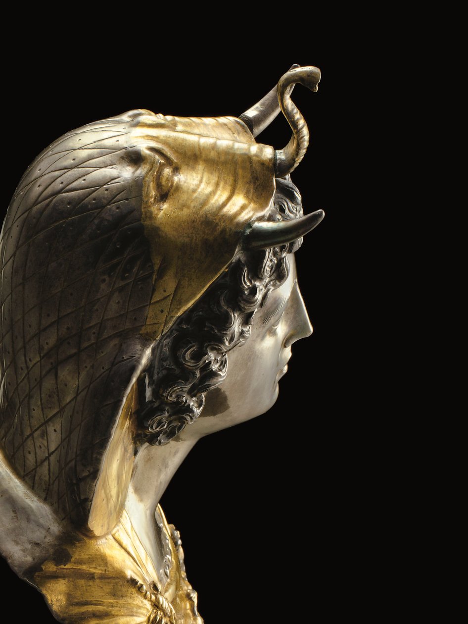 Kleopátra Selene emblémája, c. Kr.e. 1. század vége – Kr. u. 1. század eleje (aranyozott és ezüst) alkotó: Roman Roman
