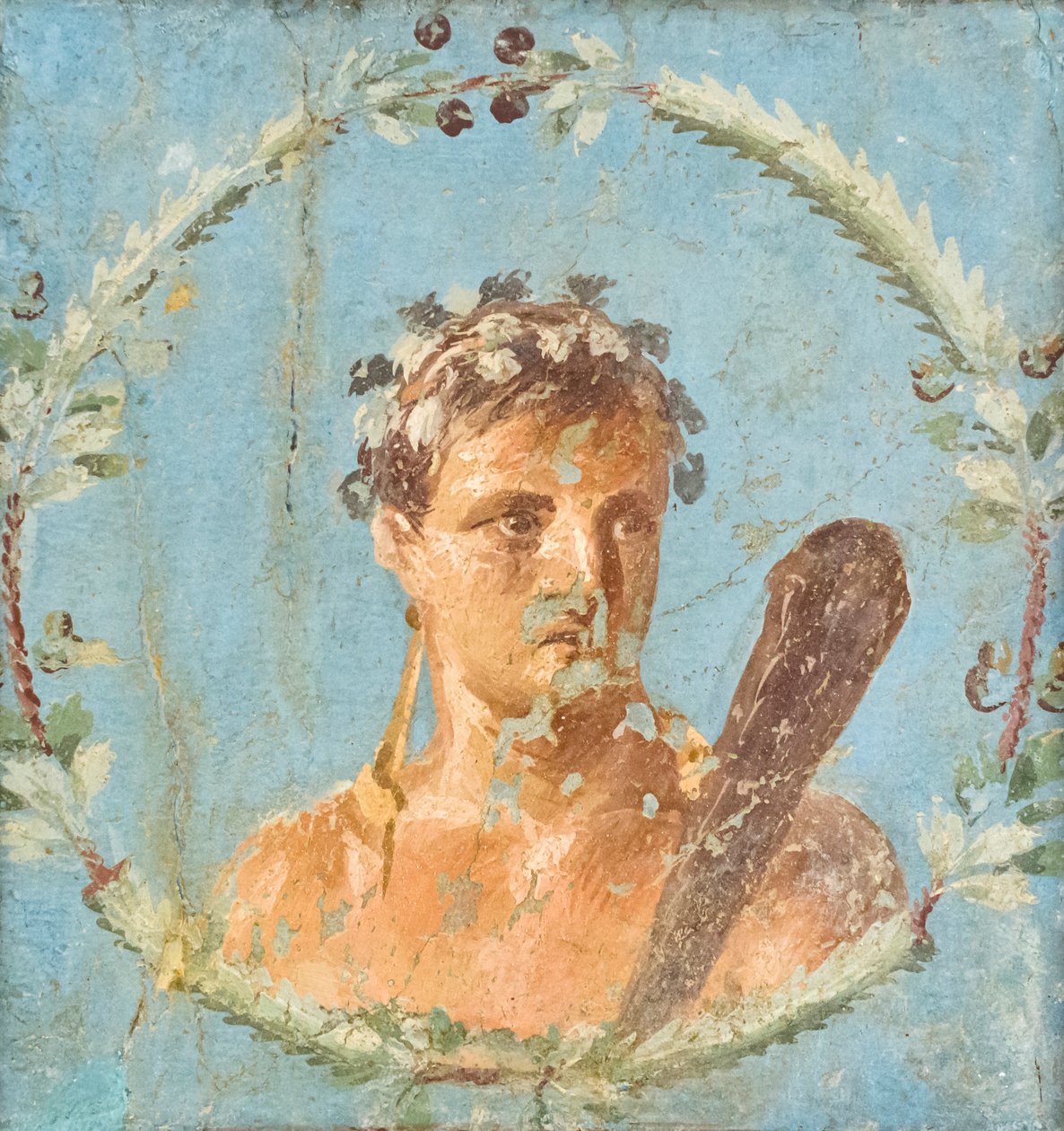 Herkulest ábrázoló freskó alkotó: Roman Roman