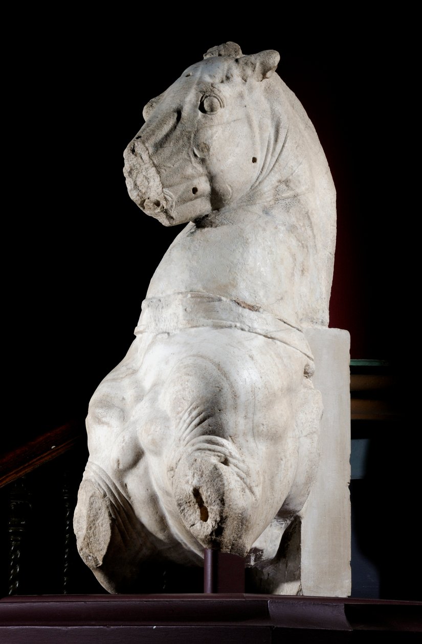 A ló elülső része (márvány) (lásd még: 371182 és 371184) alkotó: Roman Roman