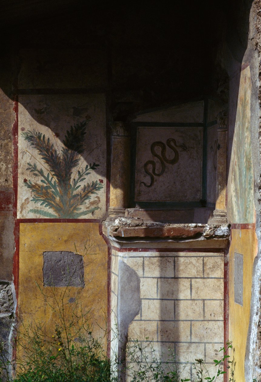 Glimpse of a house in Via di Castricio, Pompeii (UNESCO World Heritage List alkotó: Roman Roman