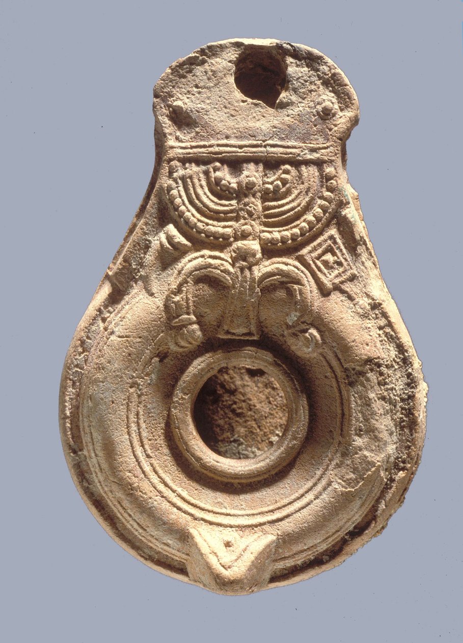 Zsidó olajlámpa (terrakotta) alkotó: Roman Roman