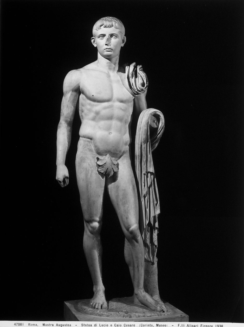 Férfi akt (Lucius vagy Caius Caesar) (márvány) alkotó: Roman Roman