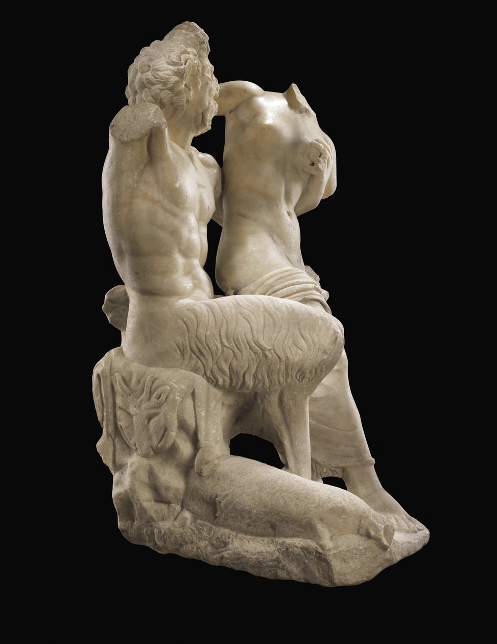 Pán és Hermafrodita, Kr.u. 1. század (márvány) alkotó: Roman Roman