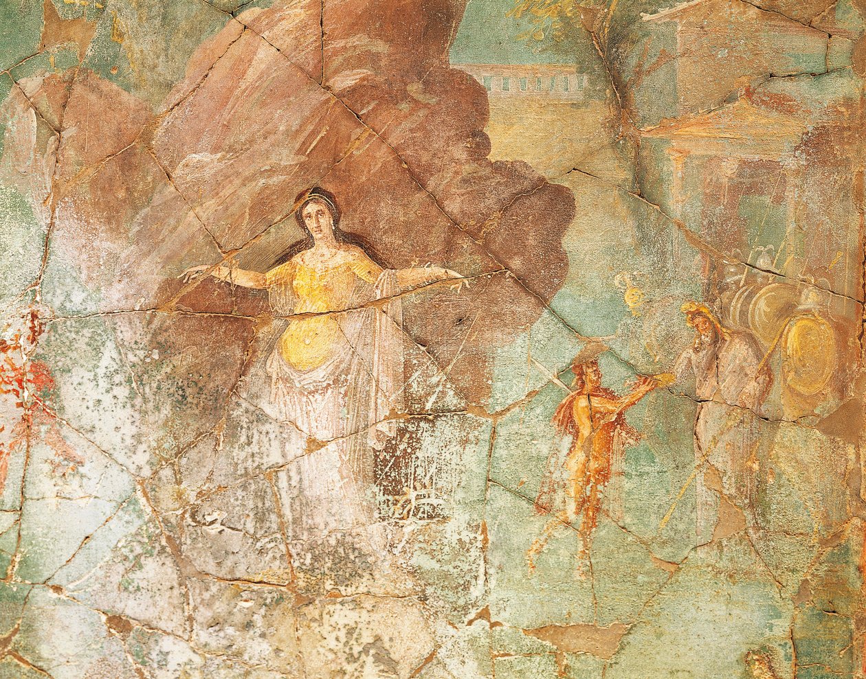 Perszeusz és Androméda, freskó a pompeii Amandus pap házából alkotó: Roman Roman