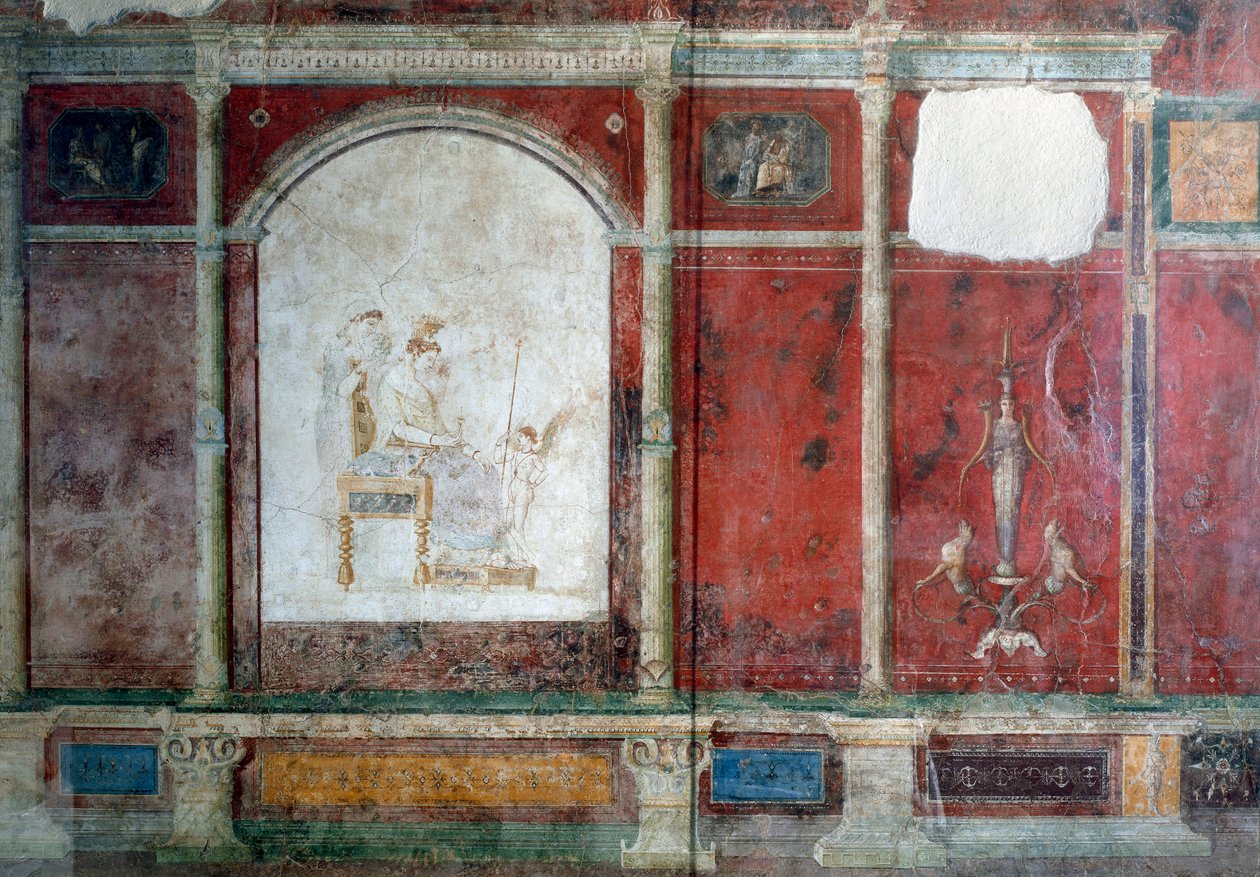Római művészet: az isteni Vénusz ülő ábrázolása. egy villából a római Farnesina közelében. Róma, Nemzeti Római Múzeum (vagy Terme) alkotó: Roman Roman
