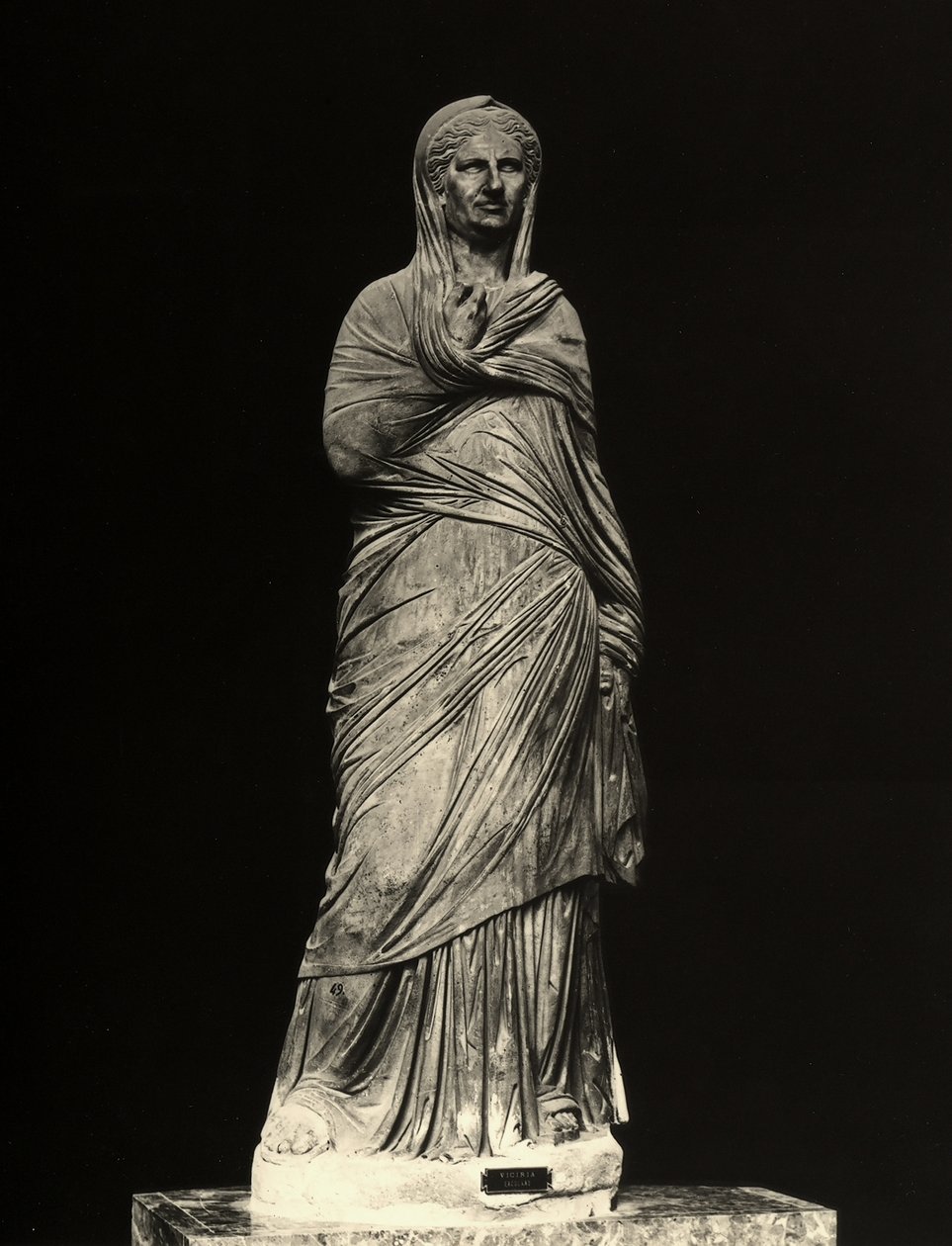 Viciria Arcate, Balbus felesége (márvány) alkotó: Roman Roman