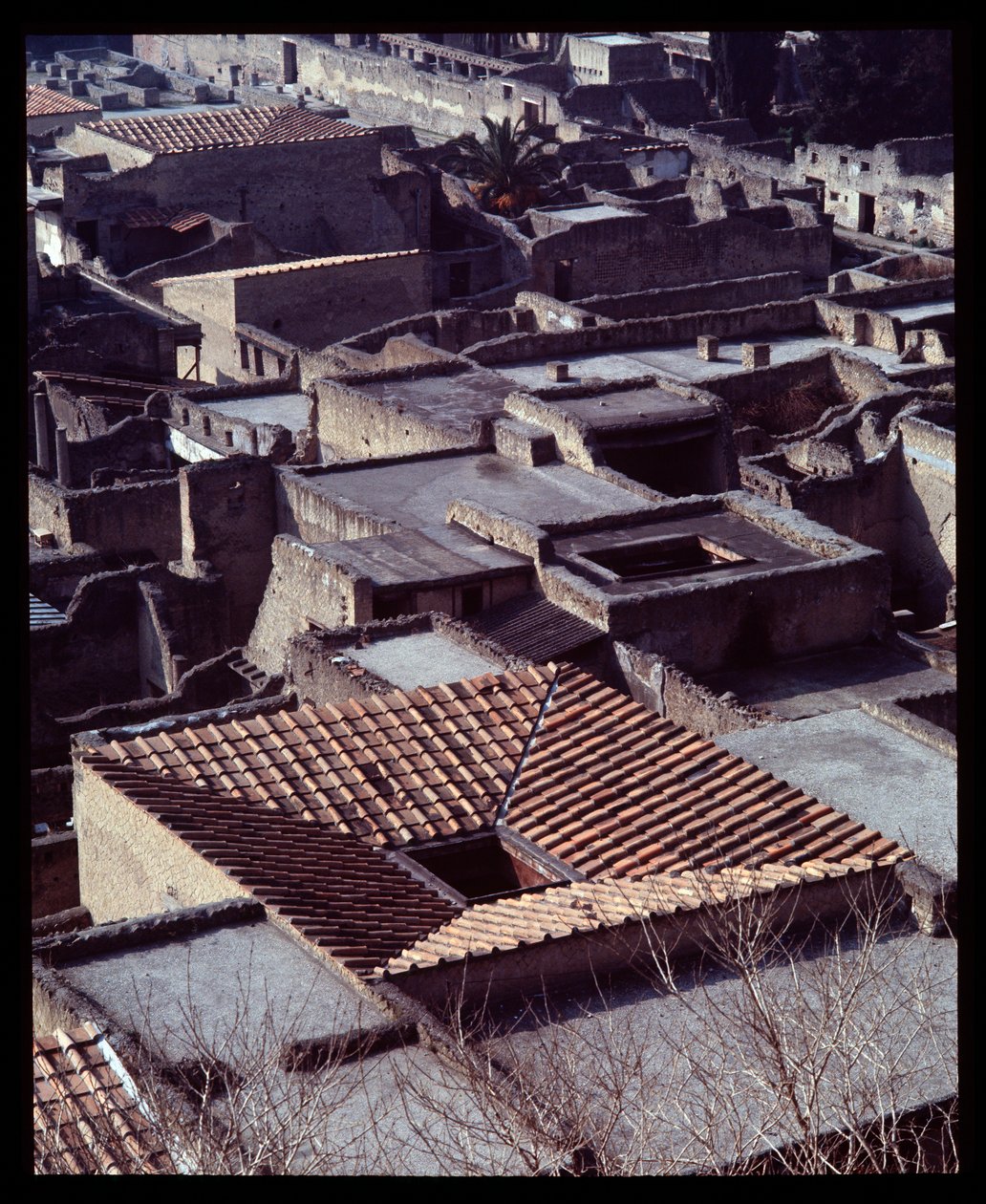 Kilátás a Casa sannitica épületére, Kr.e. 5. század – Kr. u. 1. század alkotó: Roman Roman