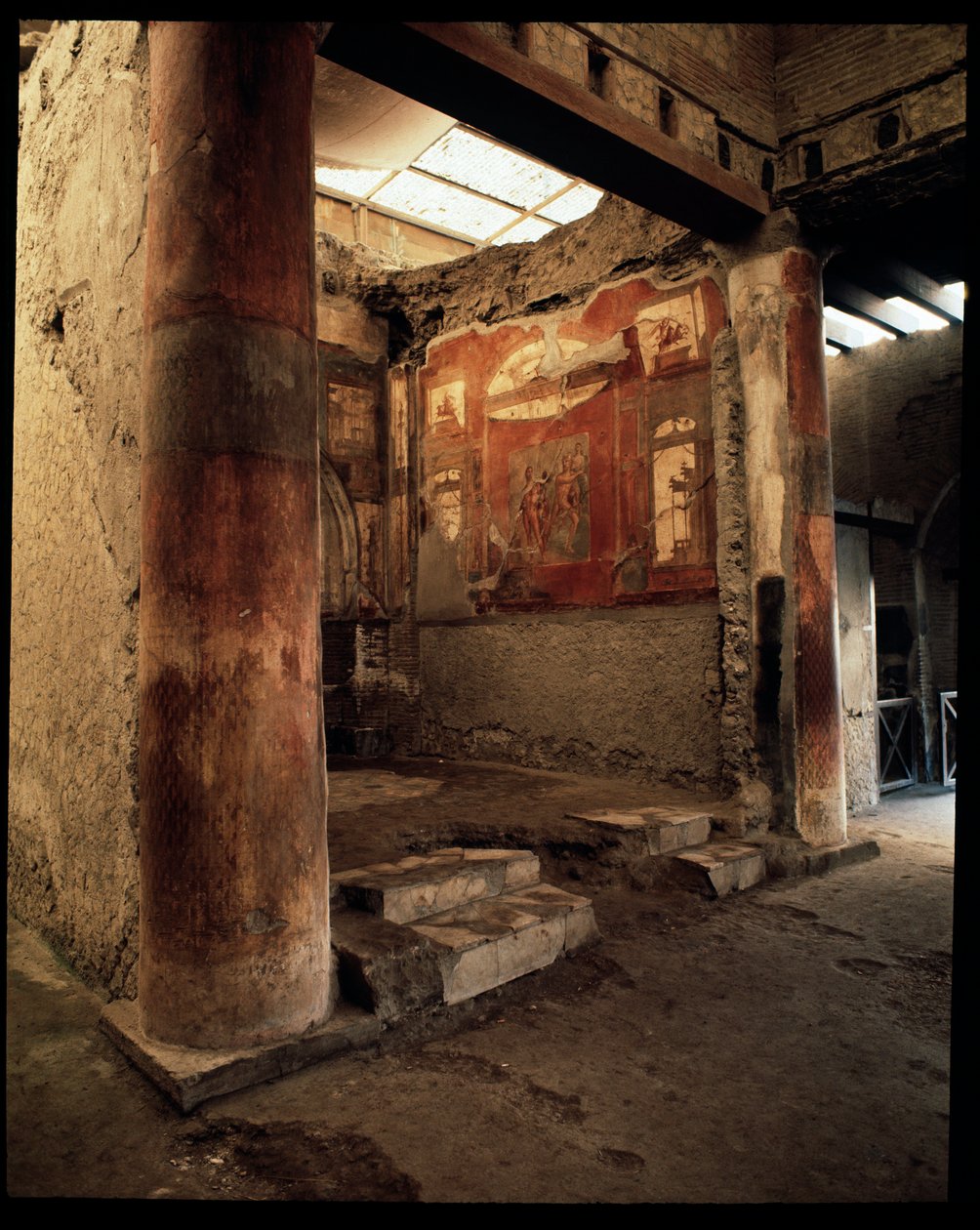 Kilátás az Augustales Kollégiumra, Kr.e. 5. század – Kr. u. 1. század alkotó: Roman Roman