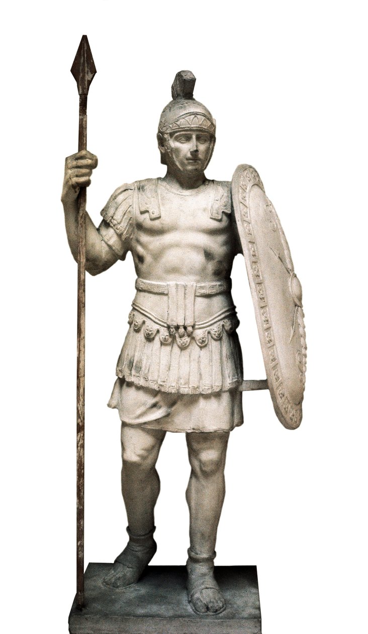 egy pretoriánus őr szobra alkotó: Roman Roman
