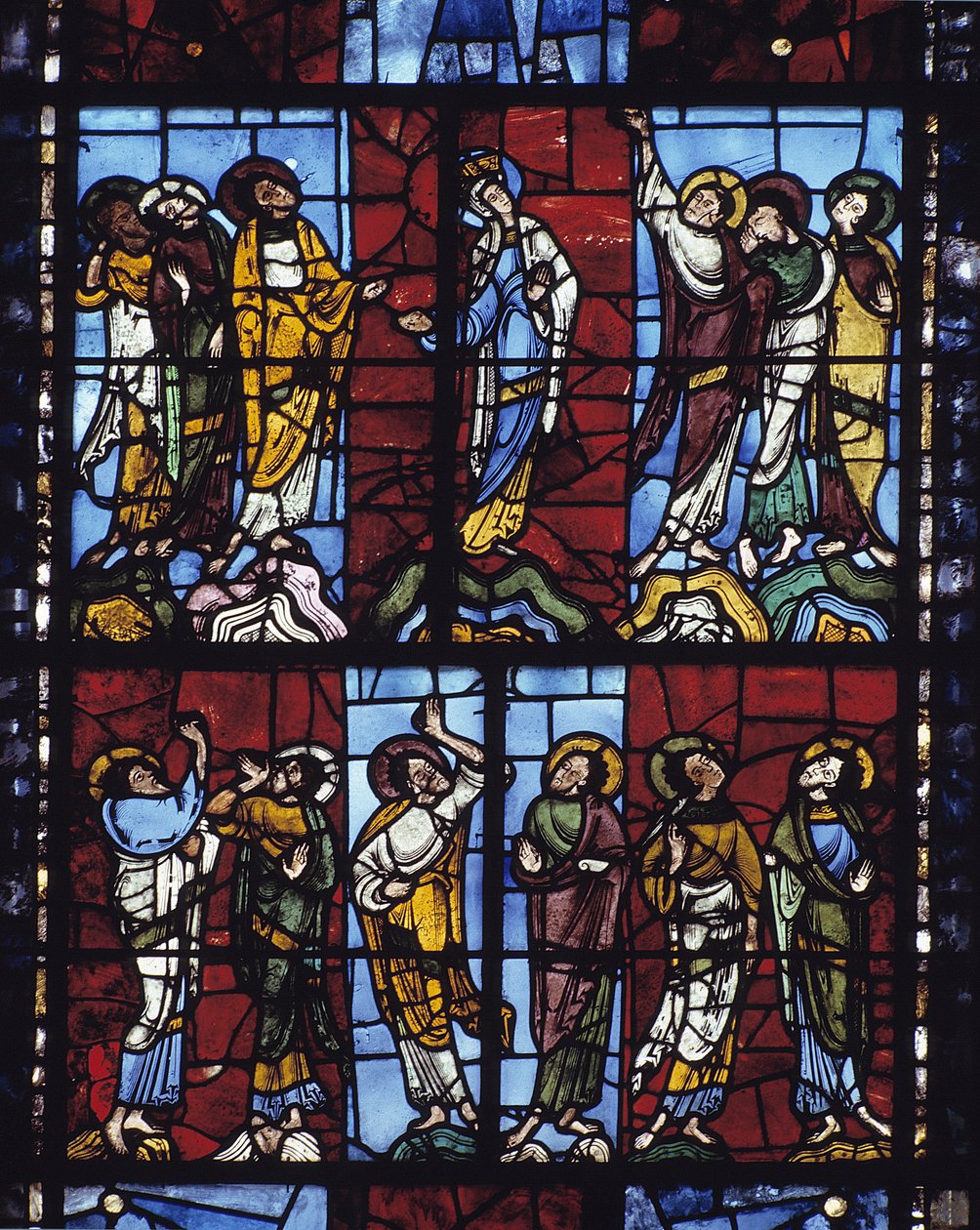 Felemelkedés (Ólomüveg alkotó: Romanesque